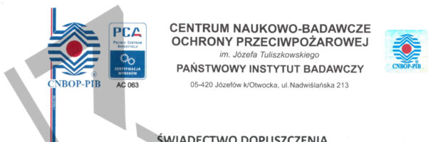 Świadectwo dopuszczenia